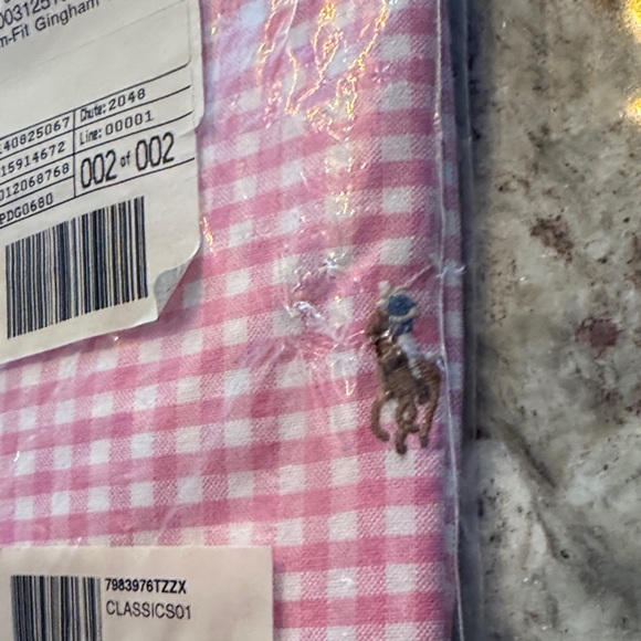 Ralph Lauren Pink Gingham Button-Down Shirt - Picture 3 of 3